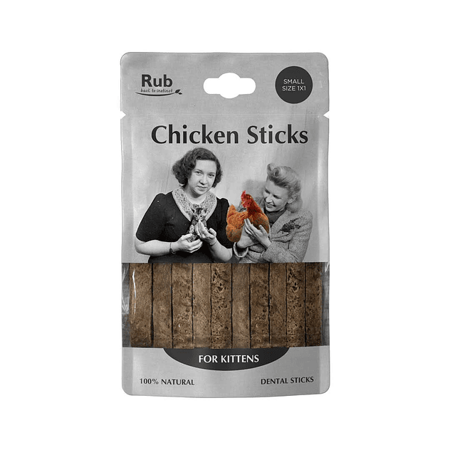 Retorn Rub Pollo Dental Stick para GATITOS SMALL 1x1 1
