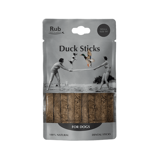 Retorn Rub Pato Dental Stick para perro SMALL 1x1 1