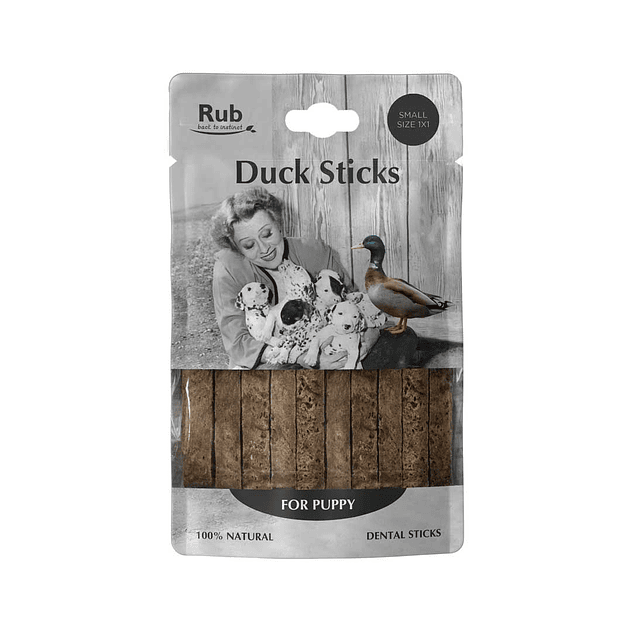 Retorn Rub Pato Dental Stick para Cachorros SMALL 1x1 1