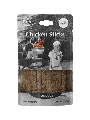 Retorn Rub Pollo Dental Stick para Perros SMALL 1x1