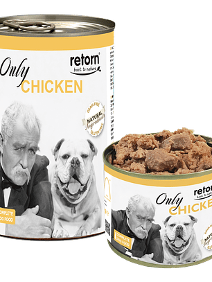 Retorn Latas Perro Only Pollo