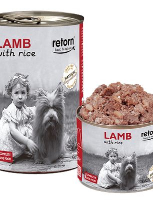 Retorn Latas Perro de Cordero con Arroz