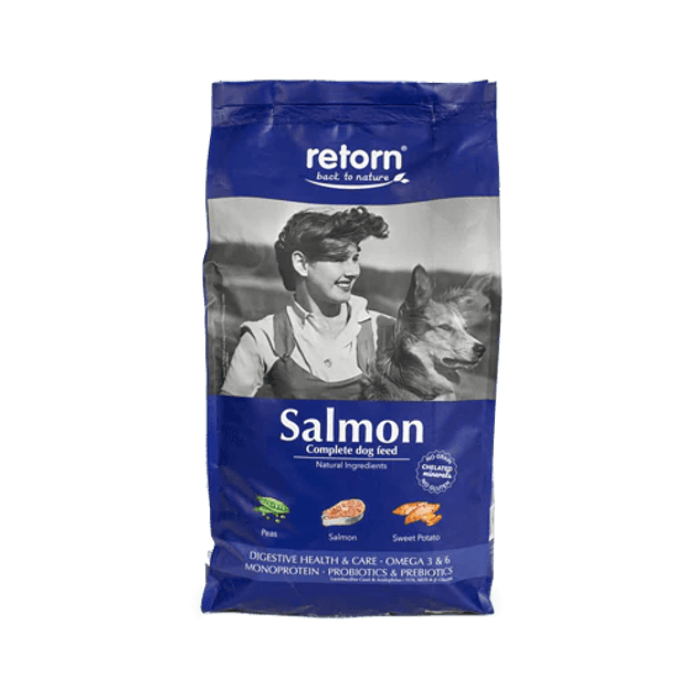 Pienso Natural para Perros de Salmón 1