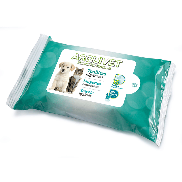 Toallitas higiénicas - 15 unidades 1