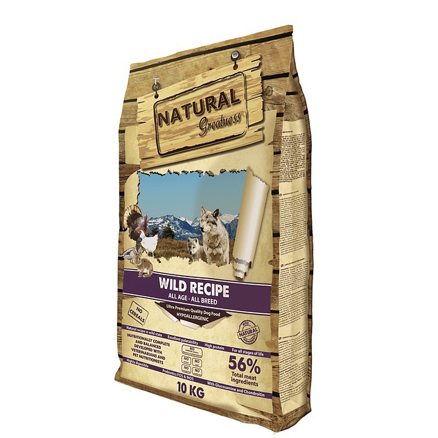 Pienso Natural Greatness Receta Salvaje 10 Kg 1