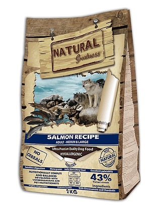 Natural Greatness Receta Salmón Sensitive 2 Kg