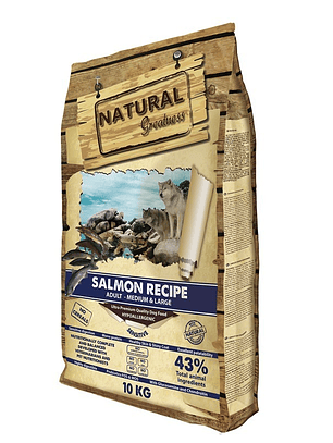 Natural Greatness Receta Salmón Sensitive 10 Kg