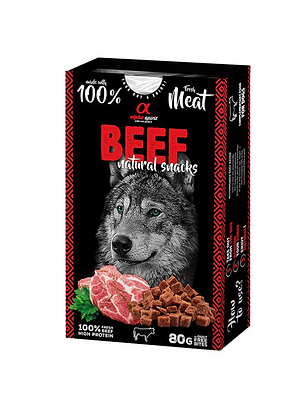 Alpha Spirit Natural Snack Perro Ternera 80 Gr