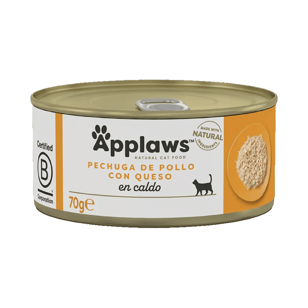 Applaws Lata Pollo y Queso 70 Gr 1