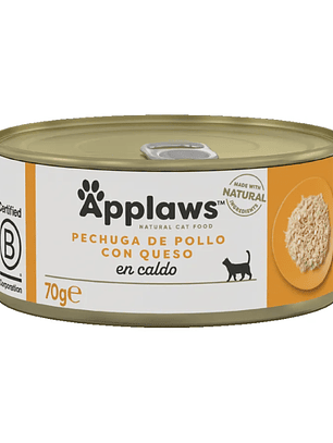 Applaws Lata Pollo y Queso 70 Gr