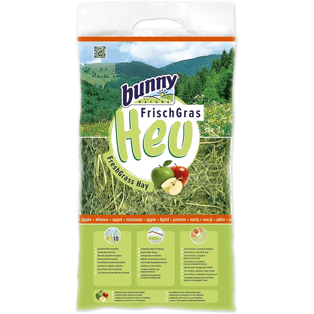 Bunny Heno Fresco con Manzana para Roedores 1