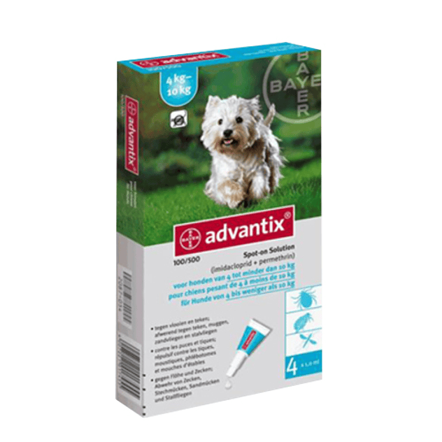 Advantix (T.2) de 4 a 10Kg 4Pip 1