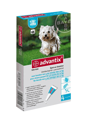 Advantix (T.2) de 4 a 10Kg 4Pip