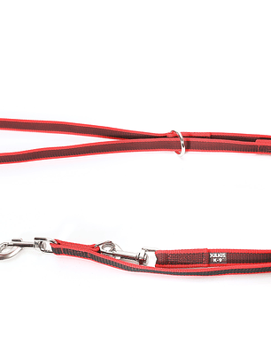 Correa julius k9 color gray ajustable roja