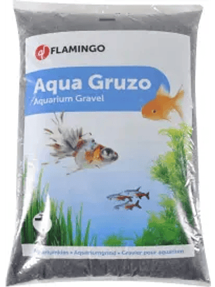 Flamingo Grava Negra para Acuarios