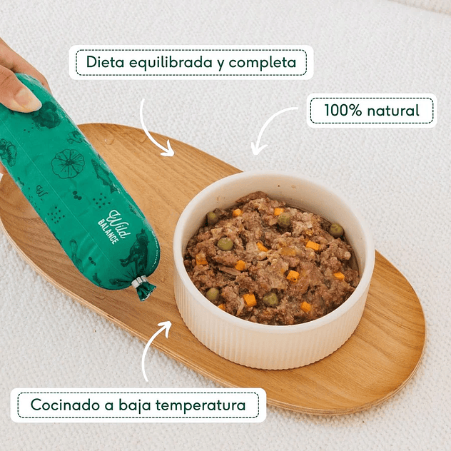 Comida Cocinada de Pollo con verduras para perros 4