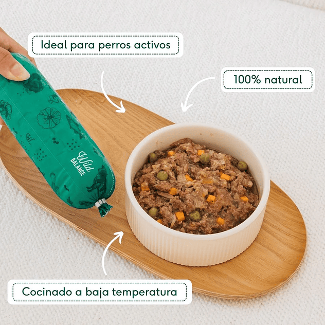 Comida Cocinada de Ternera con verduras para perros 5