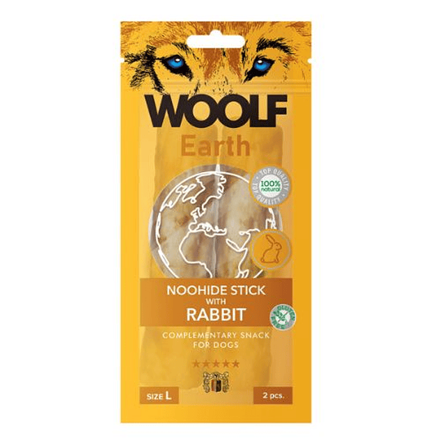 Snack Woolf Earth L Barrita con Conejo 85gr 1