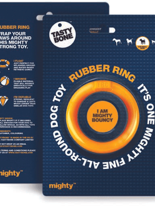 Tastybone Juguete de Goma Dura Mighty Ring