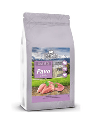 Instinto Pienso Natural Pavo y Pollo Kitten