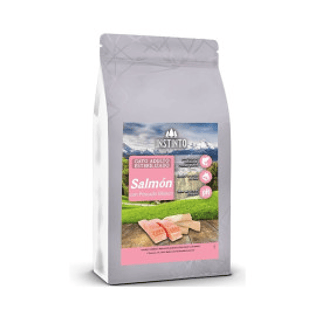 Instinto Pienso Natural Pescado Blanco y Salmón para Gato Esterilizado 1