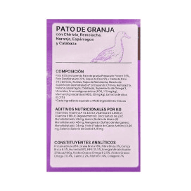 Instinto Pienso Natural Pato de Granja Para Perro 4