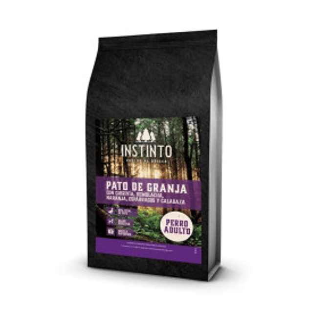 Instinto Pienso Natural Pato de Granja Para Perro 1