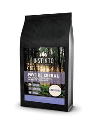 Pienso Natural Cachorro Instinto de Pavo y Cerdo