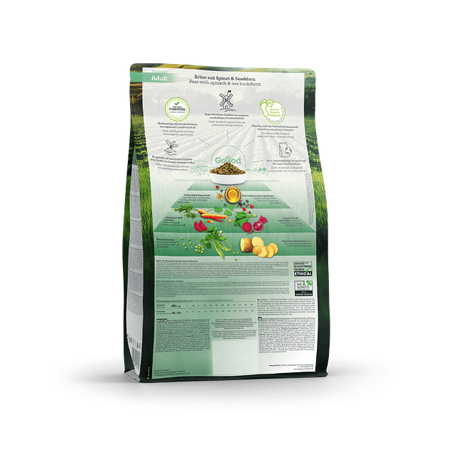 GOOOD Adulto Vegetariano - Guisantes con espinacas y espino amarillo 2