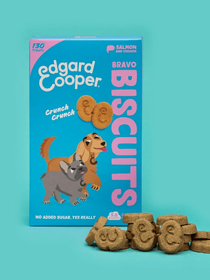 Edgar & Cooper Galletas de Salmón y Pollo 400 Gr