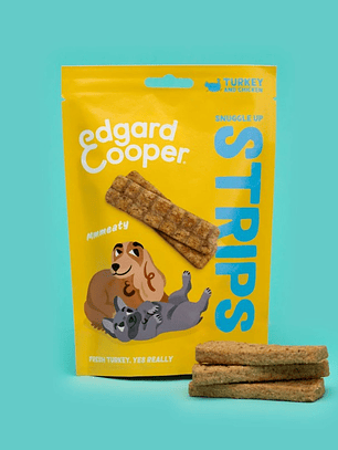 Edgar & Cooper Tiras de Pavo y Pollo 75 Gr