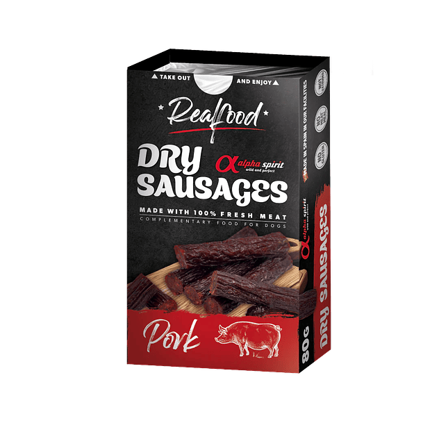 Salchicha Curada de Cerdo para Perros 1