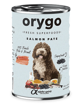 Orygo Paté de Salmón Con Arándanos para Perros
