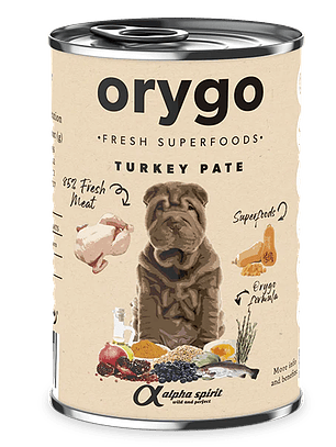 Orygo - Paté de Pavo Con Calabaza para Perros