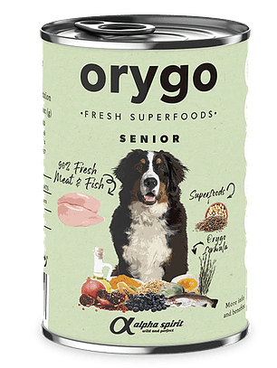 Orygo - Paté Pollo Con Legumbres para Perros Senior