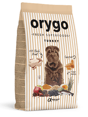 Orygo - Alimento de Pavo Con Calabaza para Perros