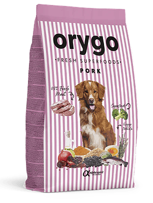 Orygo - Alimento de Cerdo Con Brócoli para Perros
