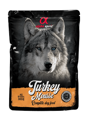 Alpha Spirit Mousse de Pavo para Perros