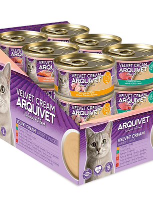 Arquivet Latas de crema (6 recetas) - Variety pack - Velvet Cream