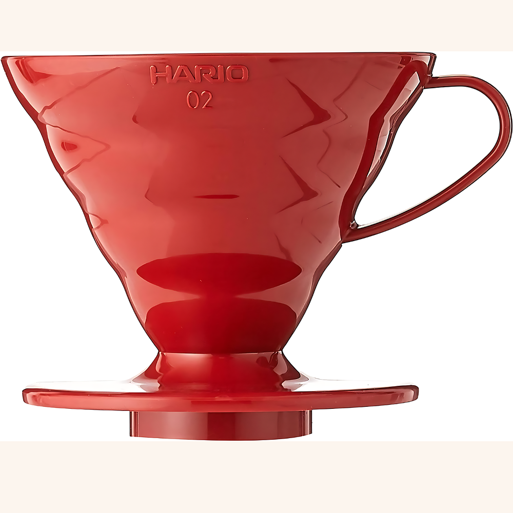 Hario V60-O2 Acrilico Rojo