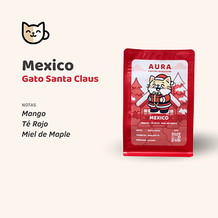 Café - Gato Santa Claus