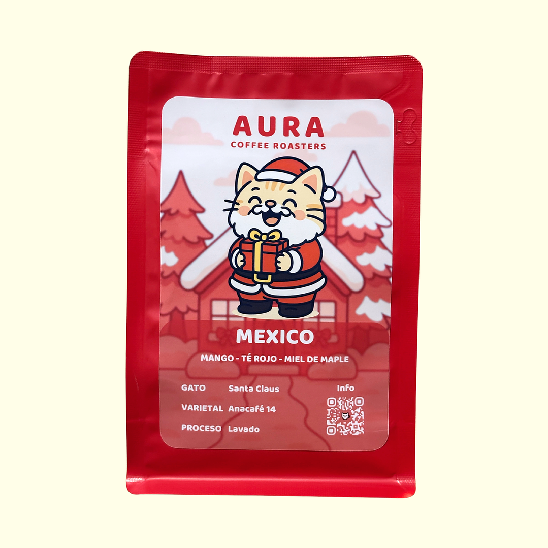 Café - Gato Santa Claus 1