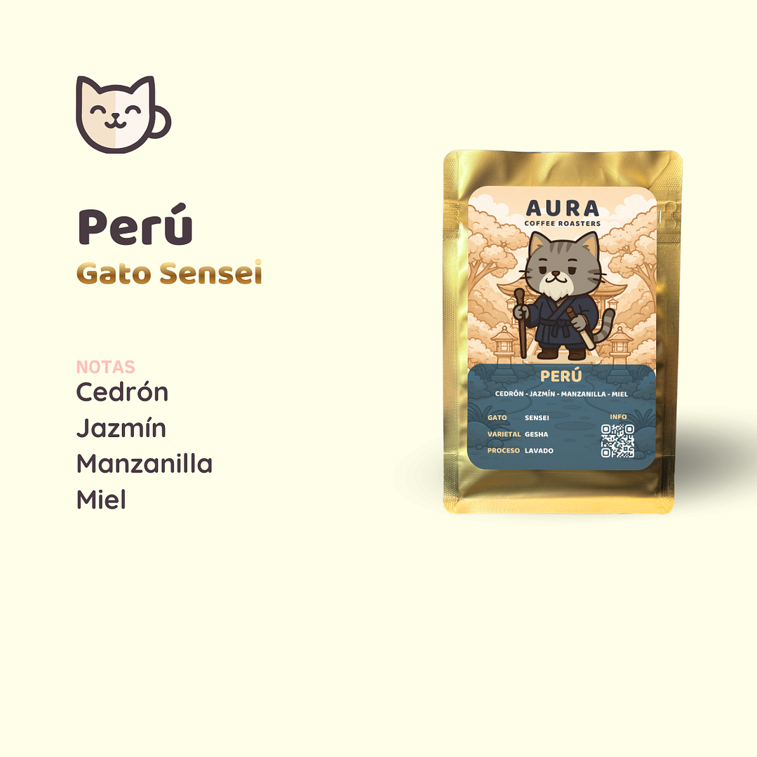 Café - Gato Sensei - Geisha / Gesha 2