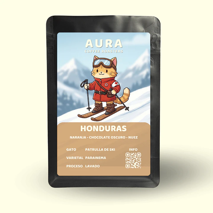 Café - Gato Patrulla de Ski 1