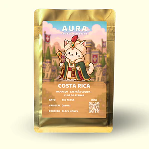 Café - Gato Rey Persa