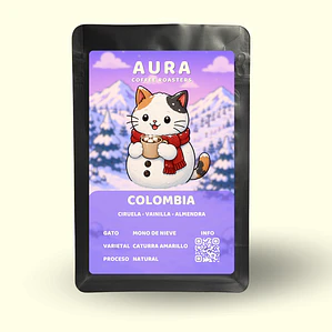 Café - Gato Mono de nieve