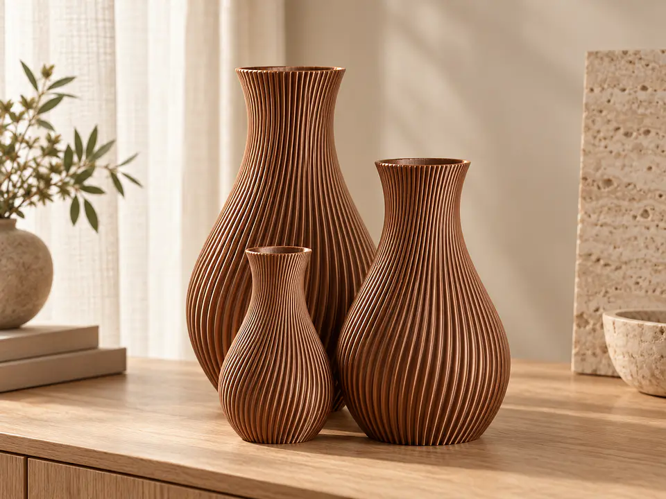 Vasos decorativos cobre 3
