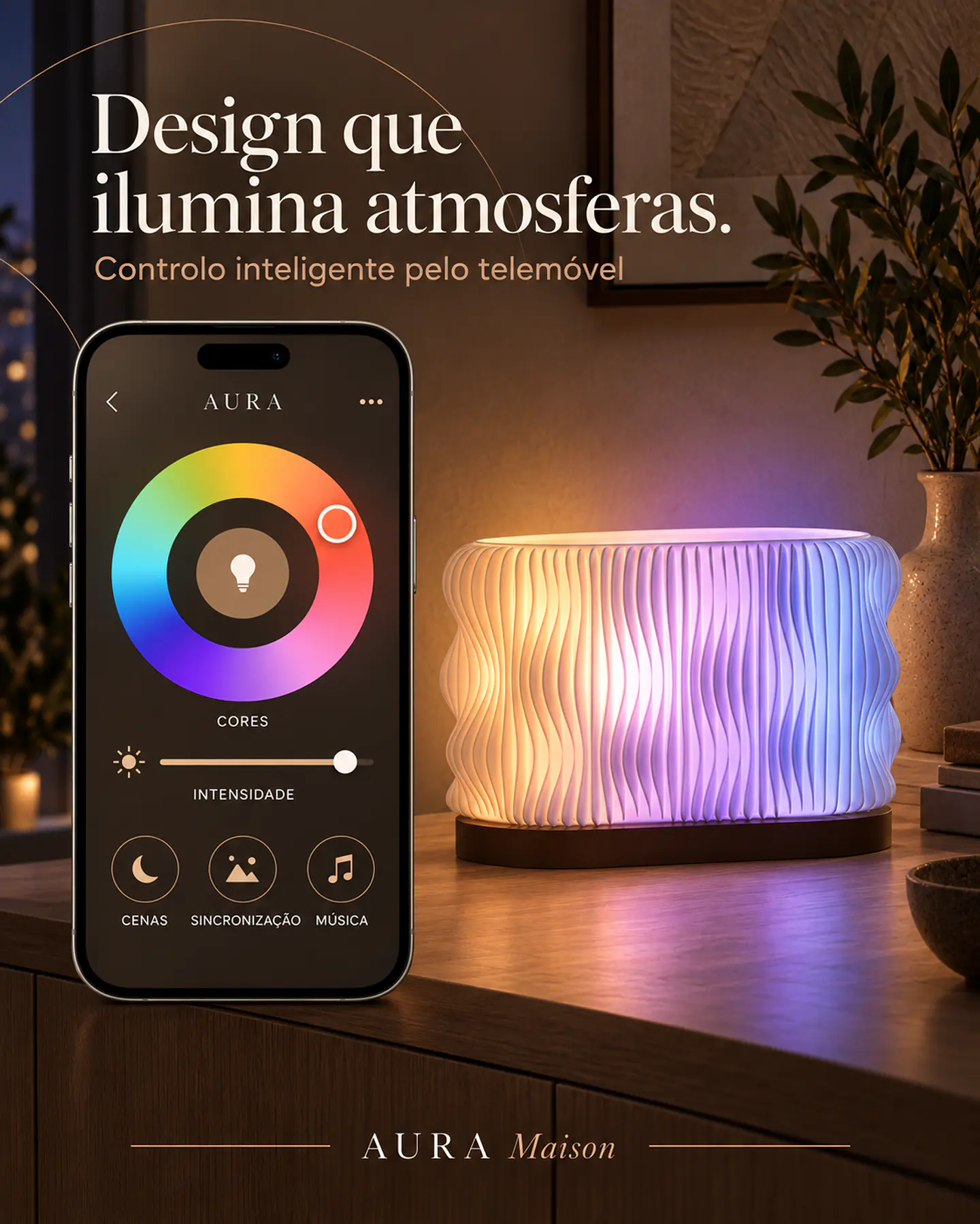 Candeeiro Ondas, Smart Conect 7