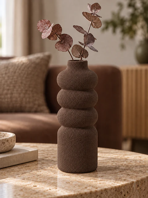 Vaso decorativo texturizado