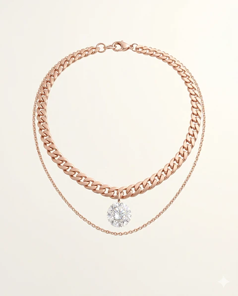 Glow Layered Choker